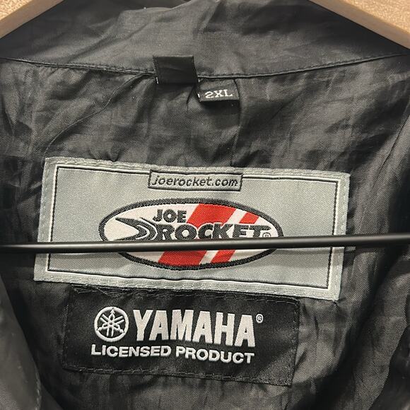 Joe Rocket Yamaha Black Motorcycle Water Proof Jacket Women's Size 2XL - Picture 2 of 8